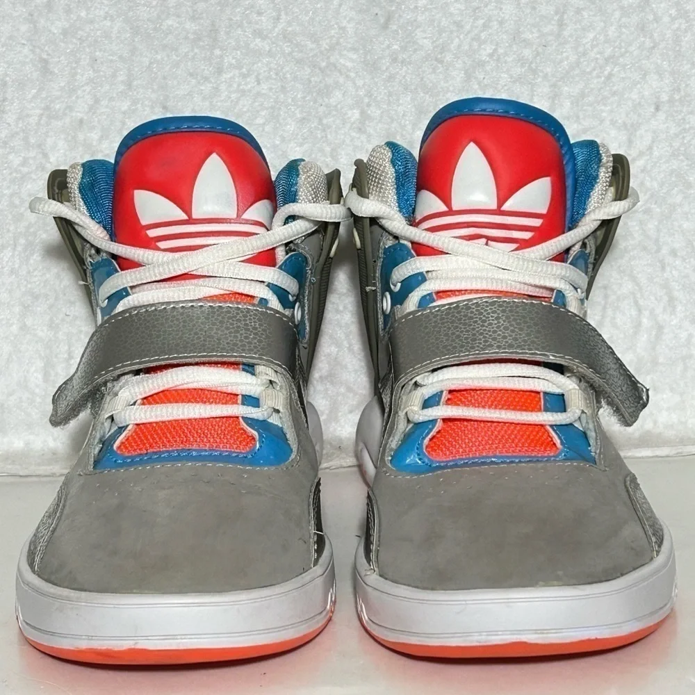 Adidas Womens Grey Roadhouse High Top Basketball Athletic Sneakers Shoes SZ US 6